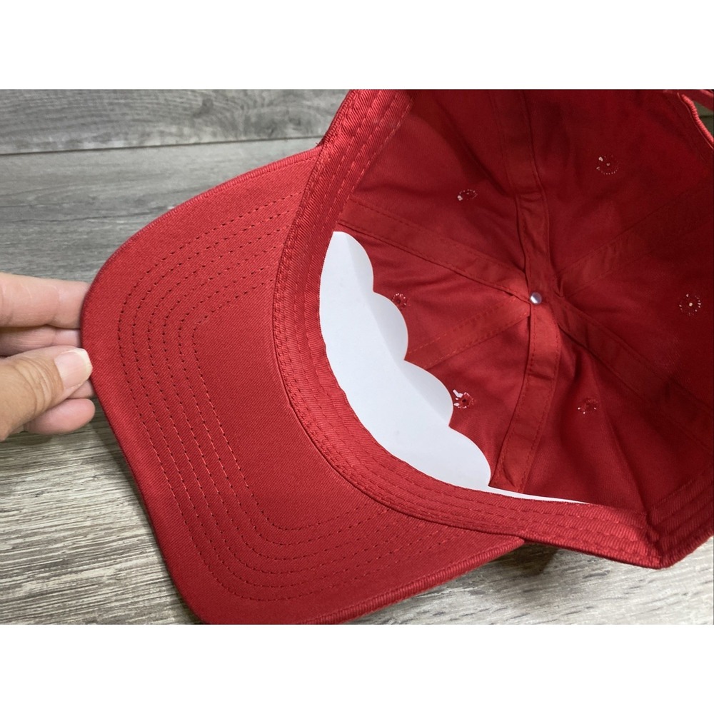 Coca-Cola Zero Sugar Black Embroidered Logo Red Baseball Cap Adjustable Back NEW - Picture 6 of 7